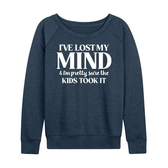 Instant Message - I've Lost My Mind - Women's Lightweight French Terry Long Sleeve Shirt