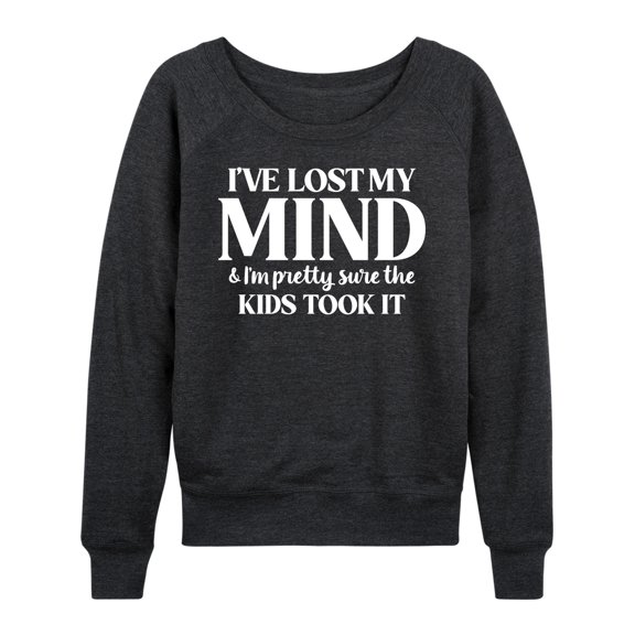 Instant Message - I've Lost My Mind - Women's Lightweight French Terry Long Sleeve Shirt