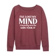 thumbnail image 1 of Instant Message - I've Lost My Mind - Women's Lightweight French Terry Long Sleeve Shirt, 1 of 6