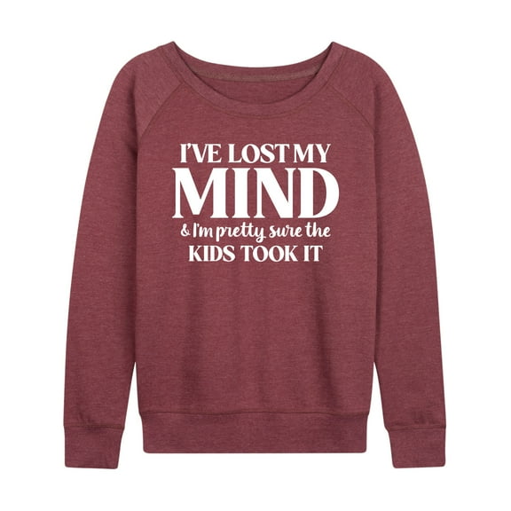 Instant Message - I've Lost My Mind - Women's Lightweight French Terry Long Sleeve Shirt
