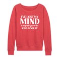 thumbnail image 1 of Instant Message - I've Lost My Mind - Women's Lightweight French Terry Pullover, 1 of 6