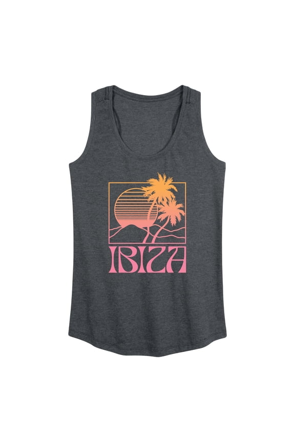 - Ibiza Sun Palms - Women's Racerback Tank Top