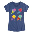 thumbnail image 1 of Instant Message - Ice Cream Pop - Toddler & Youth Girls Short Sleeve Graphic T-Shirt, 1 of 6