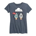 thumbnail image 1 of Instant Message - Ice Cream Sprinkle Rain - Women's Short Sleeve Graphic T-Shirt, 1 of 5