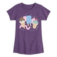 thumbnail image 1 of Instant Message - Ice Creams  - Toddler & Youth Girls Short Sleeve Graphic T-Shirt, 1 of 6