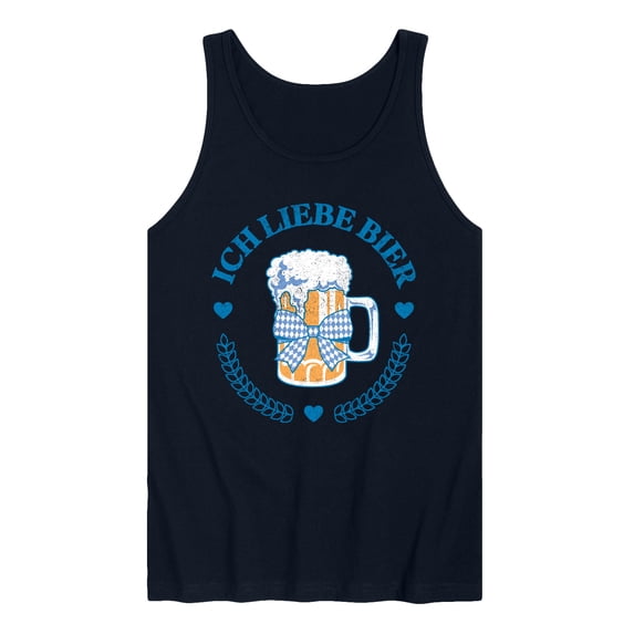 Instant Message - Ich Liebe Bier Oktoberfest - Men's Sleeveless Graphic Tank Top