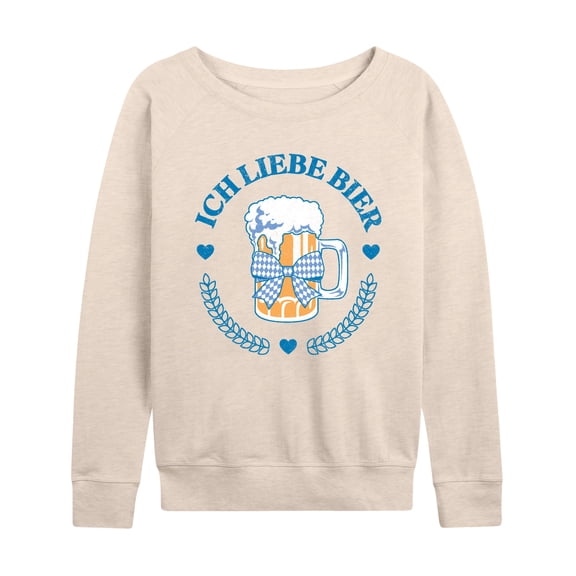 Instant Message - Ich Liebe Bier Oktoberfest - Women's French Terry Long Sleeve Shirt