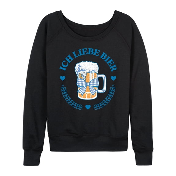 Instant Message - Ich Liebe Bier Oktoberfest - Women's French Terry Long Sleeve Shirt