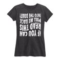 thumbnail image 1 of Instant Message - If You Can Read This Pull Into Boat - Women's Short Sleeve Graphic T-Shirt, 1 of 5
