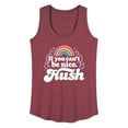 thumbnail image 1 of Instant Message - If You Can't Be Nice Hush - Women's Racerback Tank Top, 1 of 6