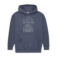 thumbnail image 1 of Instant Message - If You Can't Say Something Nice  - Men's Pullover Hooded Fleece Sweatshirt, 1 of 7
