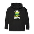 thumbnail image 1 of Instant Message - If You Want Soft Serve Pickleball - Men's Pullover Hooded Fleece Sweatshirt, 1 of 6