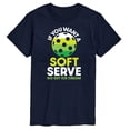 thumbnail image 1 of Instant Message - If You Want Soft Serve Pickleball Short Sleeve Graphic T-Shirt, 1 of 6