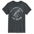 thumbnail image 1 of Instant Message -Ill Shave When Im Dead  - Men's Short Sleeve Graphic T-Shirt, 1 of 6