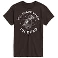 thumbnail image 1 of Instant Message -Ill Shave When Im Dead  - Men's Short Sleeve Graphic T-Shirt, 1 of 5
