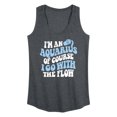 thumbnail image 1 of Instant Message - Im An Aquarius - Women's Racerback Tank Top, 1 of 6