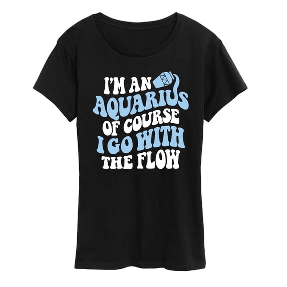 Instant Message - Im An Aquarius - Women's Short Sleeve Graphic T-Shirt