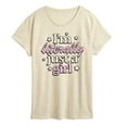 thumbnail image 1 of Instant Message - Im Literally Just A Girl - Women's Short Sleeve Graphic T-Shirt, 1 of 5