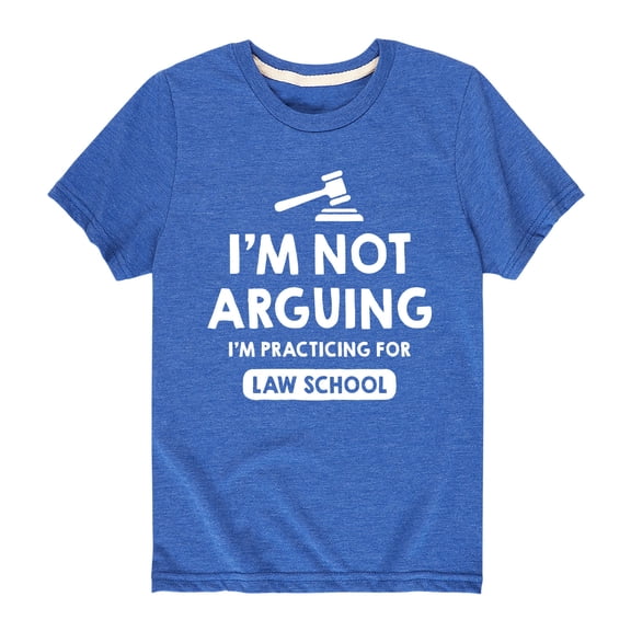 Instant Message - Im Not Arguing Practicing For Law School - Toddler And Youth Short Sleeve Graphic T-Shirt
