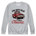 thumbnail image 1 of Instant Message - Im Not Old Classic - Men's Crew Neck Fleece Pullover, 1 of 5