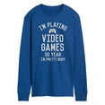 thumbnail image 1 of Instant Message - Im Playing Video Games Yeah Busy - Men's Long Sleeve T-Shirt, 1 of 5