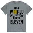 thumbnail image 1 of Instant Message - In A World Of Tens Eleven - Men's Short Sleeve Graphic T-Shirt, 1 of 5