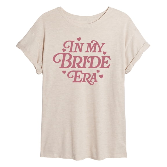Instant Message - In My Bride Era - Women's Oversized Graphic T-Shirt