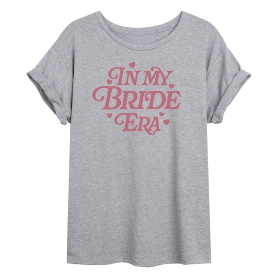 Instant Message - In My Bride Era - Women's Oversized Graphic T-Shirt