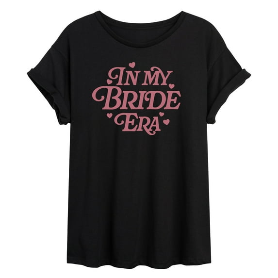 Instant Message - In My Bride Era - Women's Oversized Graphic T-Shirt
