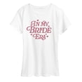 thumbnail image 1 of Instant Message - In My Bride Era - Women's Short Sleeve Graphic T-Shirt, 1 of 5