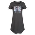 thumbnail image 1 of Instant Message - In My Flirty Thirty Era - Women's Any Way Dress, 1 of 6