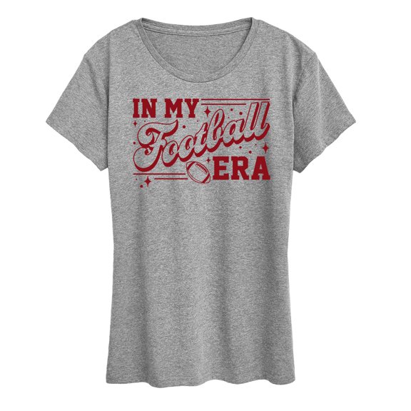 Instant Message - In My Football Era - Women's Short Sleeve Graphic T-Shirt