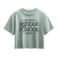 thumbnail image 1 of Instant Message - In My Middle School Era Short Sleeve Boxy Graphic T-Shirt, 1 of 5