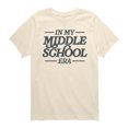 thumbnail image 1 of Instant Message - In My Middle School Era Short Sleeve Graphic T-Shirt, 1 of 4