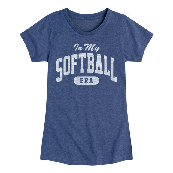 Instant Message - In My Softball Era -Youth Girls Short Sleeve T-Shirt