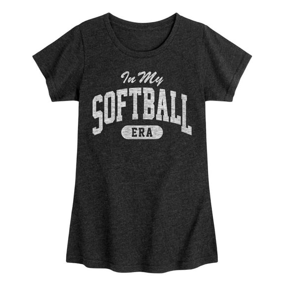 Instant Message - In My Softball Era -Youth Girls Short Sleeve T-Shirt