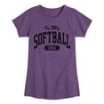 thumbnail image 1 of Instant Message - In My Softball Era -Youth Girls Short Sleeve T-Shirt, 1 of 5