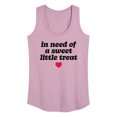 thumbnail image 1 of Instant Message - In Need Of A Sweet Treat - Women's Racerback Tank Top, 1 of 6