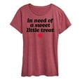 thumbnail image 1 of Instant Message - In Need Of A Sweet Treat - Women's Short Sleeve Graphic T-Shirt, 1 of 7
