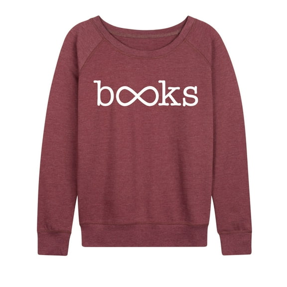 Instant Message - Infinity Books - Women's Lightweight French Terry Long Sleeve Shirt