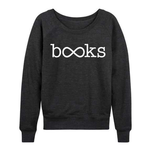 Instant Message - Infinity Books - Women's Lightweight French Terry Long Sleeve Shirt