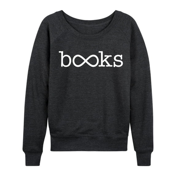 Instant Message - Infinity Books - Women's Lightweight French Terry Long Sleeve Shirt