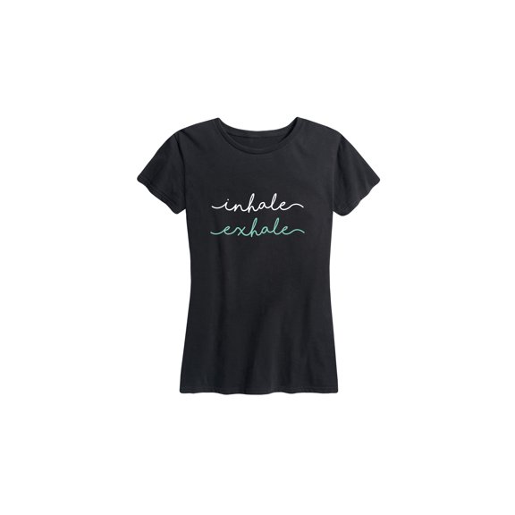 Instant Message - Inhale Exhale - Women's Short Sleeve Graphic T-shirt