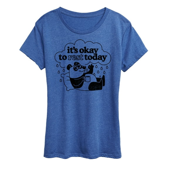 Instant Message - Inspiration - It's Okay To Rest Today - Women's Short Sleeve Graphic T-Shirt