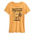 thumbnail image 1 of Instant Message - Inspiration - Less Attitude More Gratitude - Women's Short Sleeve Graphic T-Shirt, 1 of 7