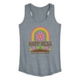 thumbnail image 1 of Instant Message - Inspirational - Happiness Grows Where You Plant It - Women's Racerback Tank Top, 1 of 6