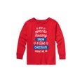thumbnail image 1 of Instant Message - Involves Sledding - Youth Long Sleeve Tee, 1 of 5