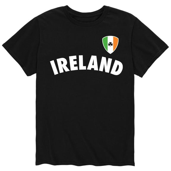 Instant Message - Ireland Soccer Flag Shield - Men's Short Sleeve T-Shirt