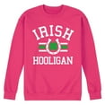 thumbnail image 1 of Instant Message - Irish Hooligan Athletic - Men's Crew Neck Fleece Pullover, 1 of 5