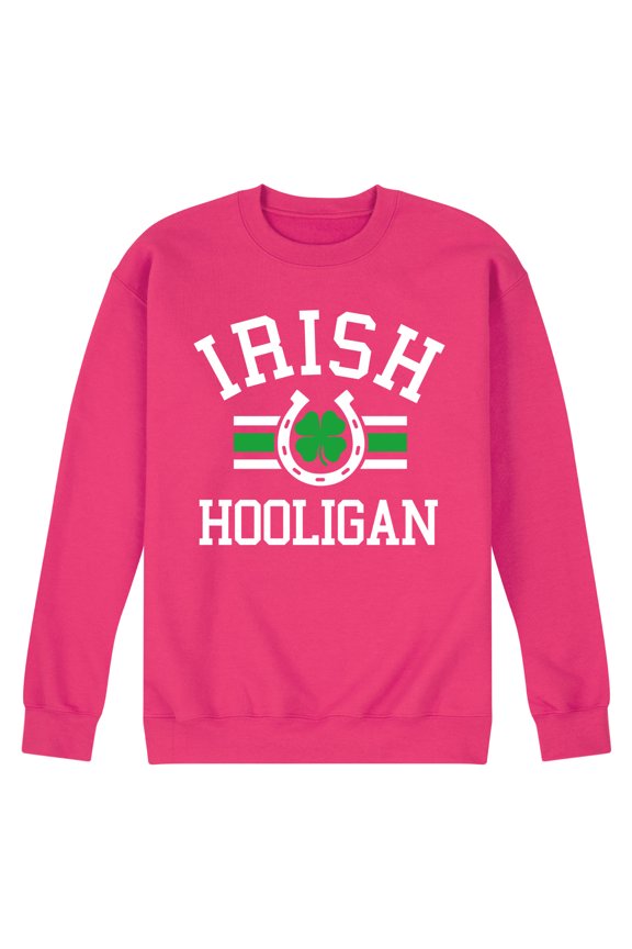 - Irish Hooligan Athletic - Men's Crew Neck Fleece Pullover